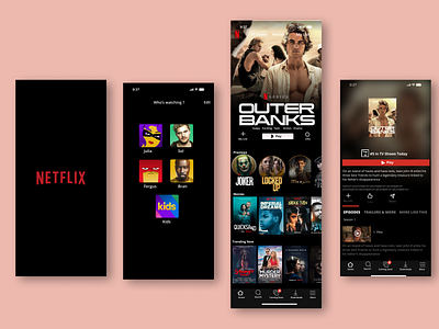 Netflix design design ui ux