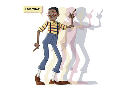 I did that character design did i do that family matters illustration urkel