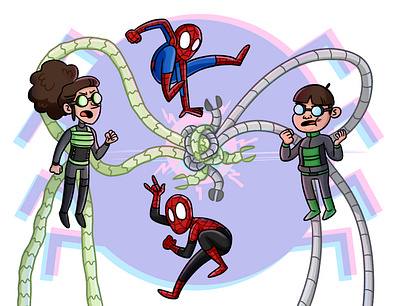 Spiders and Octopi doctor octopus marvel spider man spider man spiderman