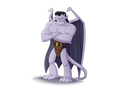 Goliath cartoons character design disney gargoyles goliath