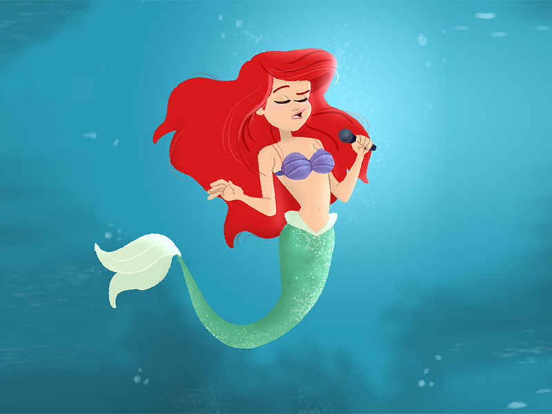 What's the word? BURN! water ariel aerial singing animation classic mermaid disney little mermaid