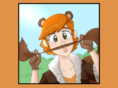 The Squirrel Tail Stache marvel movember mustache squirrel girl stache