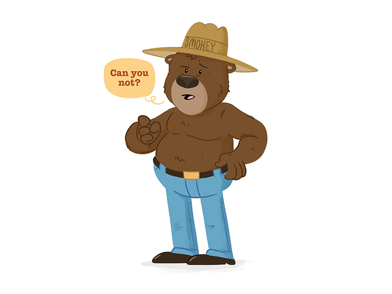 Smokey Bear designs, themes, templates and downloadable graphic