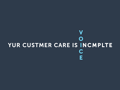 Voice ad copy customer care