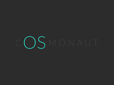 cOSmonaut identity logo os