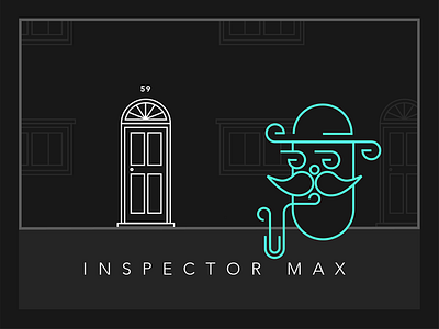 Inspector Max illustration inspector