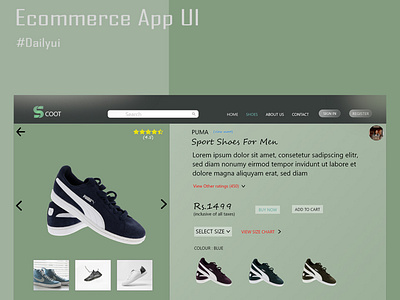 Ecommerce App UI