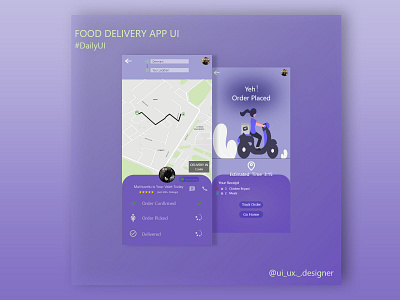 Food Delivery App UI dailyui dailyui003 design graphic design logo ui uidesign uiuxdesign