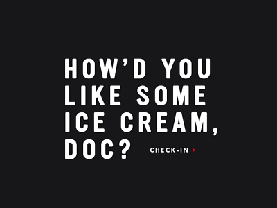 How'd you like some ice cream, Doc? check in danny torrence hotel ice cream jack torrence mr. hallorann stanley kubrick the shining tony ui ux