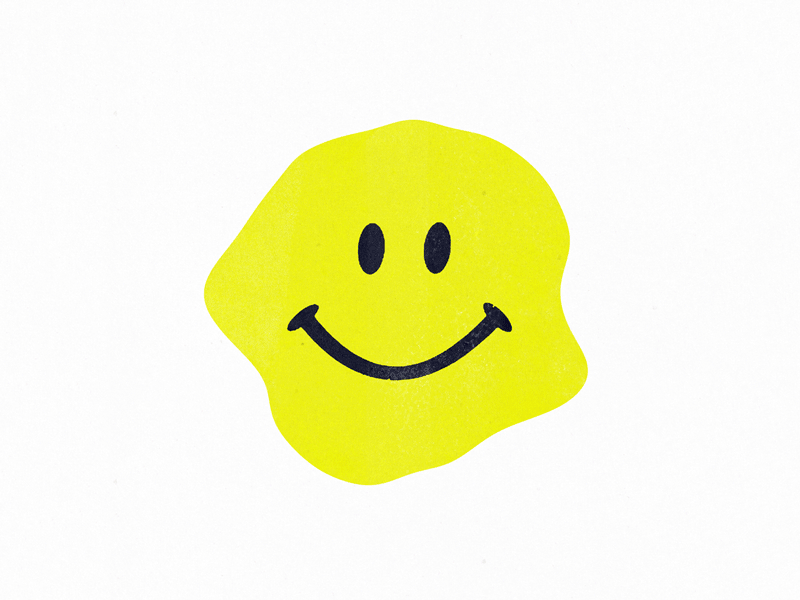 Smile! color face gif happy neon simple smile smiley smileyface squiggle