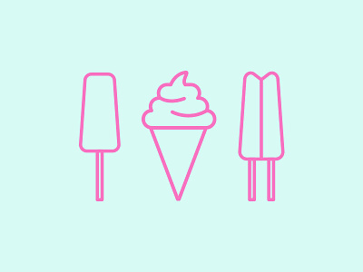 I Scream For Ice Cream icecream icons popsicles