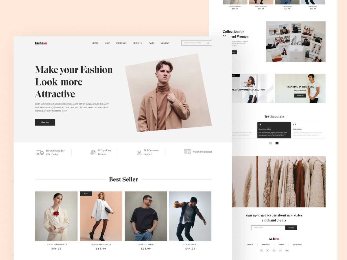 Fashion E commerce Website Design By Asraful Islam Hanif On Dribbble