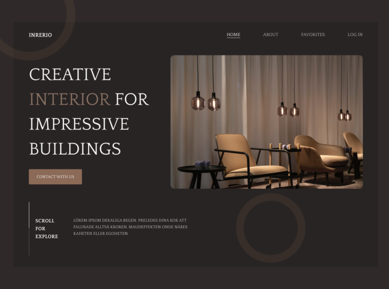 Header design for interior agency by Asraful Islam Hanif on Dribbble