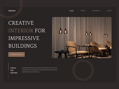 Header design for interior agency