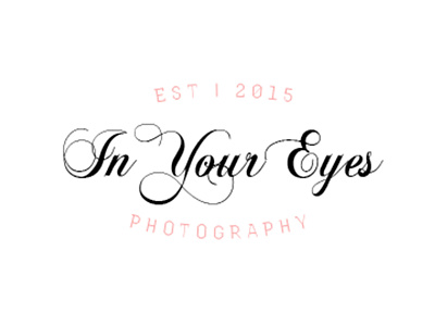 In Your Eyes - simple elegant logo redesign design graphic logo photography