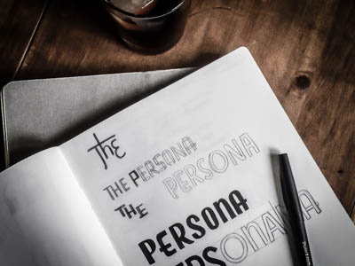 The Persona Type Form sketch branding design icon illustration lettering logo type typography ui vector