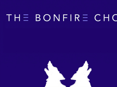 Logo | The Bonfire Choir album design austin bands branding cd design creative company graphic design logo design musicians sxsw texas wolf