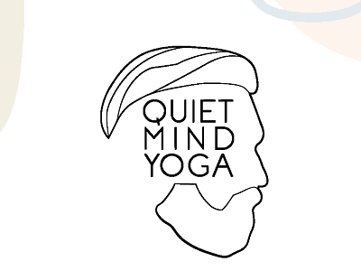 Quiet Mind Yoga Logo austin branding branding agency creative company fitness fitness logo graphic design identity branding illustration logo logo design yoga logo yoga studio