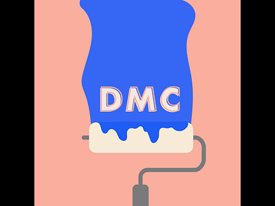 DMC Paint Roller animation austin branding creative company design graphic design illustration texas