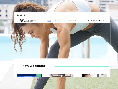 Valeo Fit // Website