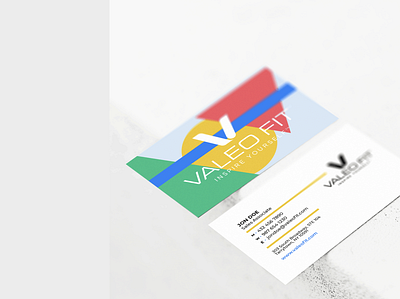 Valeo Fit // Business Cards animation austin branding business card design creative company design fit fitness fitness brand graphic graphic design vector