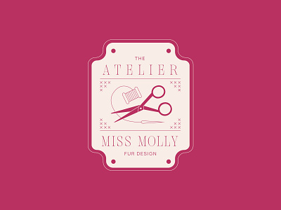 Miss Molly | Atelier Logo branding design graphic design illustration logo