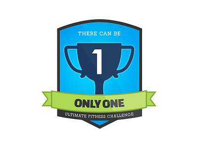 Fitness Challenge Badge badge challenge design fitness graphic gym ribbon