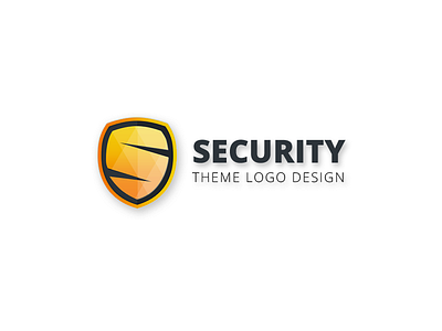 Security Theme Logo Design badge gradients logo logo design safety security shield
