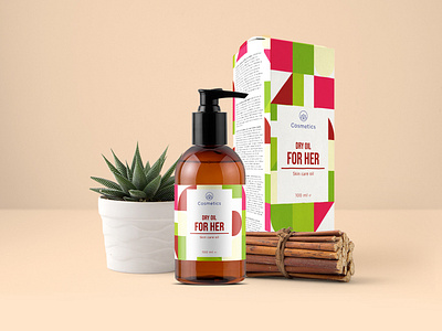 Dry Oil packaging design brand branding collection cosmetic packaging cosmetics dry oil package packaging design