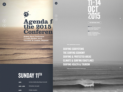 GWC Agenda agenda charity clarendon std bold conference date fullscreen marketing surf surfing veneer wave website