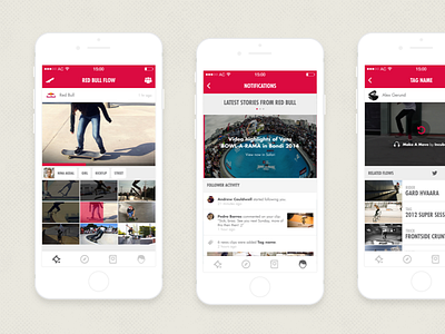 Red Bull Flow app app bmx ios mobile red bull skate skateboarding video