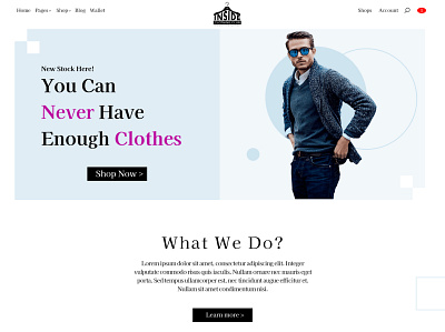 E commerce website home page ui design uiux design