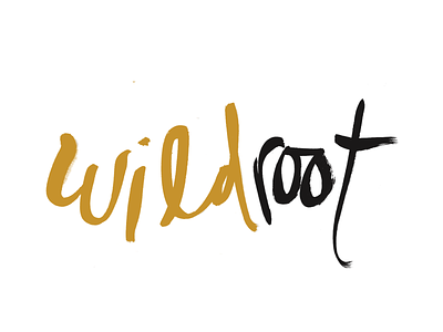Wildroot calligraphy handlettering lettering