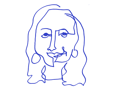 Blind Contour Portrait