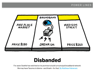 Power Lines Department Illustration