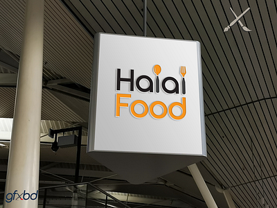 Halal Food Logo with Mockup