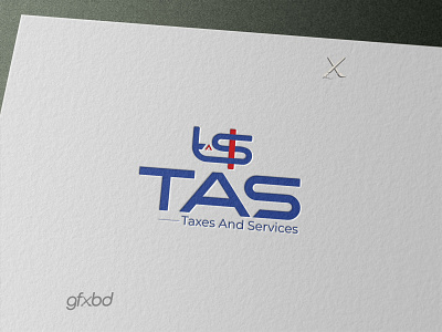Tax Service Logo graphic design logo typography vector