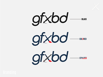 GFXBD Personal Branding branding graphic design logo typography vector