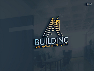 Building Artificial Intelligence Logo building logo logo logo design typ typography