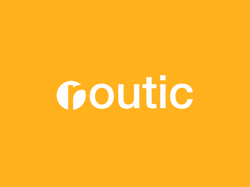 Logo Routic flat logo route routic whitespace