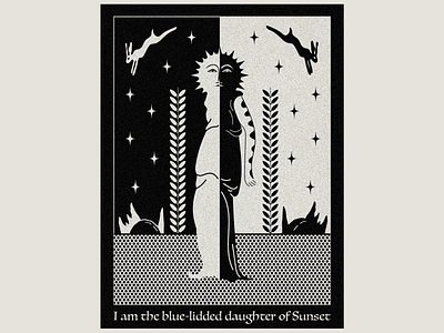 Blue-lidded daughter of Sunset
