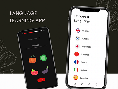 Language Learning App Design📱 app design ui ux