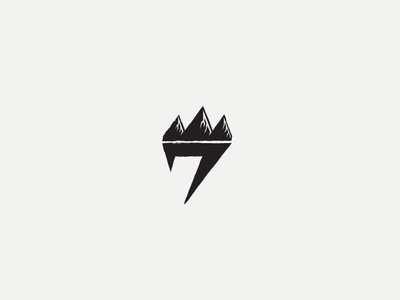 Offroad Motorcycle Logo crown mountain offroad dirt race motocycle moto wear sport logo seven
