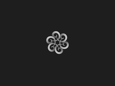 Jewelry Logo 3d app branding flower gold icon illustration jewelry logo nine shadowing silver six swirl vector