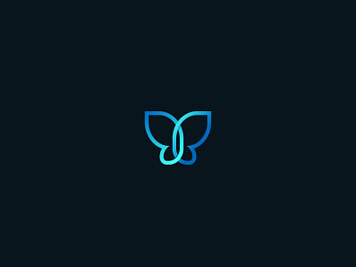 Butterfly Logo branding butterfly icon insect lineart logo modern nature simple tech tech logo vector