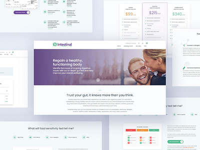 Intestinal Health - eCommerce Website design development ecommerce html html css responsive ui ux web website website design