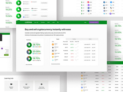 Crypto Exchange - Website cryptocurrency design flat ui ux web web design webdesign webdesigns website