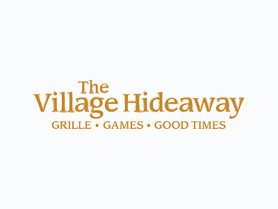 LOGO: The Village Hideaway logo