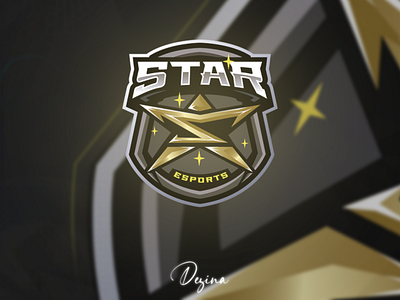 STAR ESPORT MASCOT animation app branding clan design e sport esport graphic design icon illustration logo motion graphics typography ui ux vector