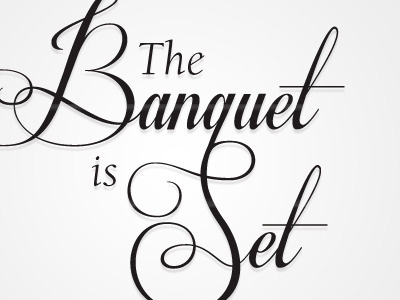 The Banquet is set In Progress Logo